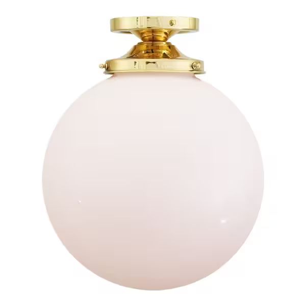 Yerevan Opal Glass Flush Ceiling Light