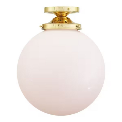 Yerevan Opal Glass Flush Ceiling Light