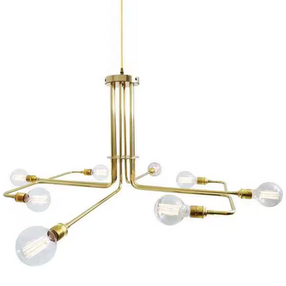 Amman 8-Light Chandelier Brass
