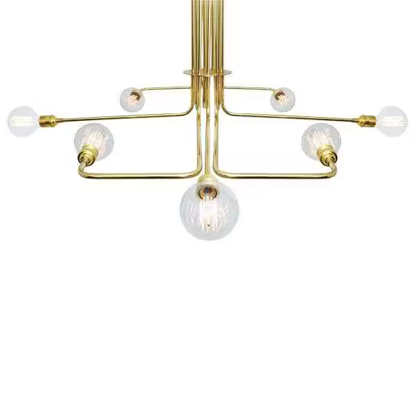 Amman 8-Light Chandelier Brass