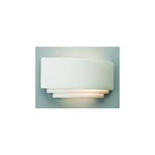 Amalfi 315 White Wall Light with Ceramic Stepped