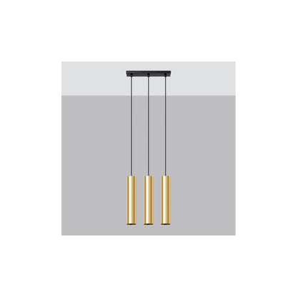 Lagos 3 Pendant in Polished Gold