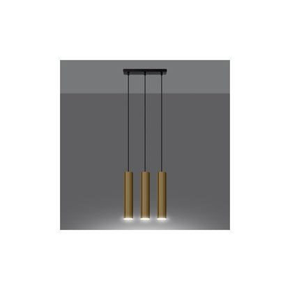 Lagos 3 Pendant in Polished Gold