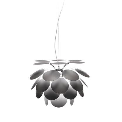 Discoco 53 Small Pendant with Opaque Discs On Chrome Sphere