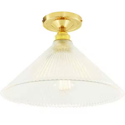 Hanoi Vintage Holophane Flush Ceiling Fitting