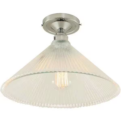 Hanoi Vintage Holophane Flush Ceiling Fitting