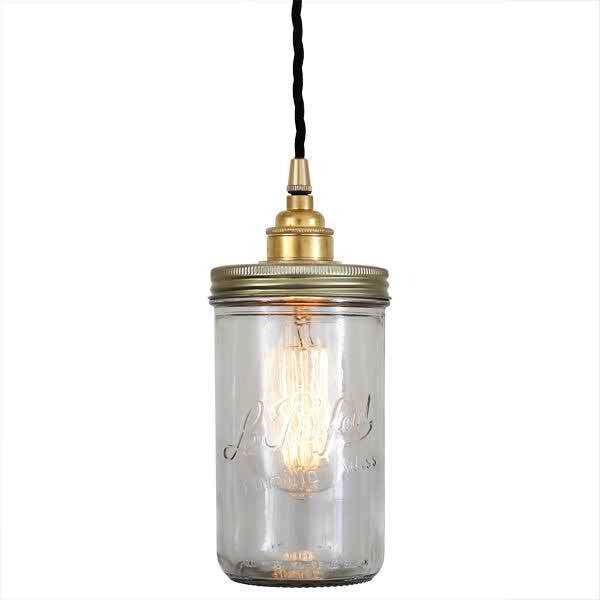 Mullan Lighting Jam Jar Pendant