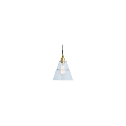 Lyx Adjustable Traditional Pendant with Clear Glass Shade