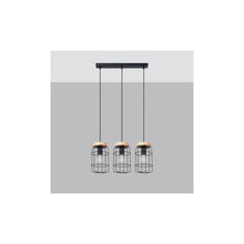 Gotto 3L Pendant in Black