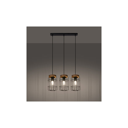 Gotto 3L Pendant in Black