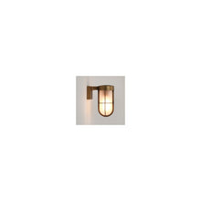 Cabin Exterior Bronze Wall Light with Frosted Glass