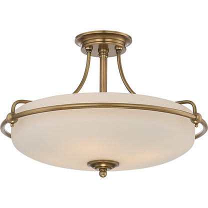 Elstead Griffin Semi-Flush Ceiling Light