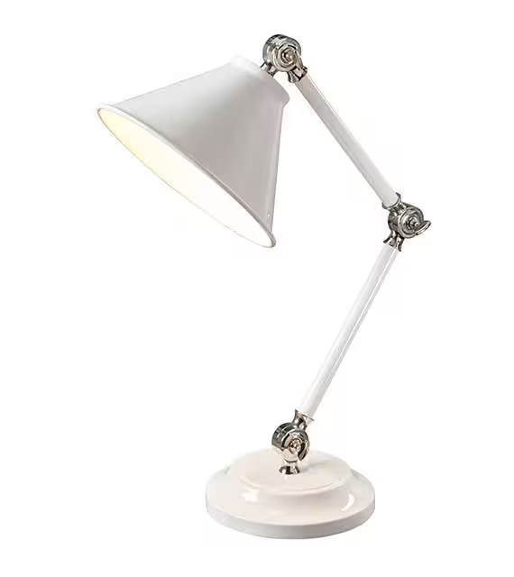 Provence One-Light Element Mini Desk Lamp with Metallic Highlight