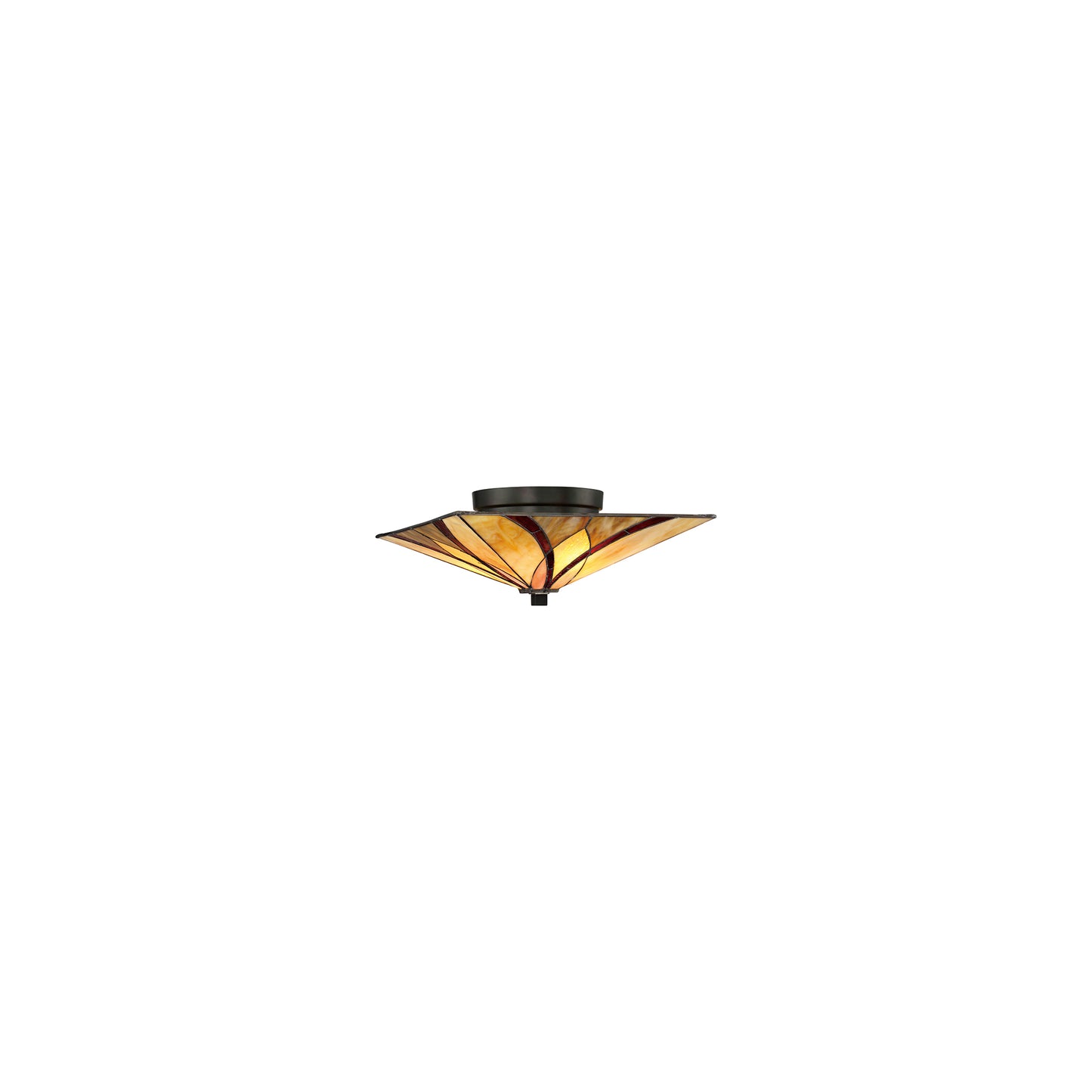 Asheville 2lt Flush Mount Valiant Bronze