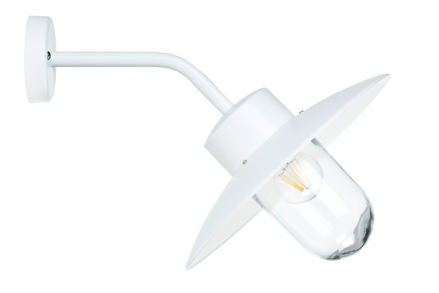 Belcour Model 8 Clear Glass Wall Fitting