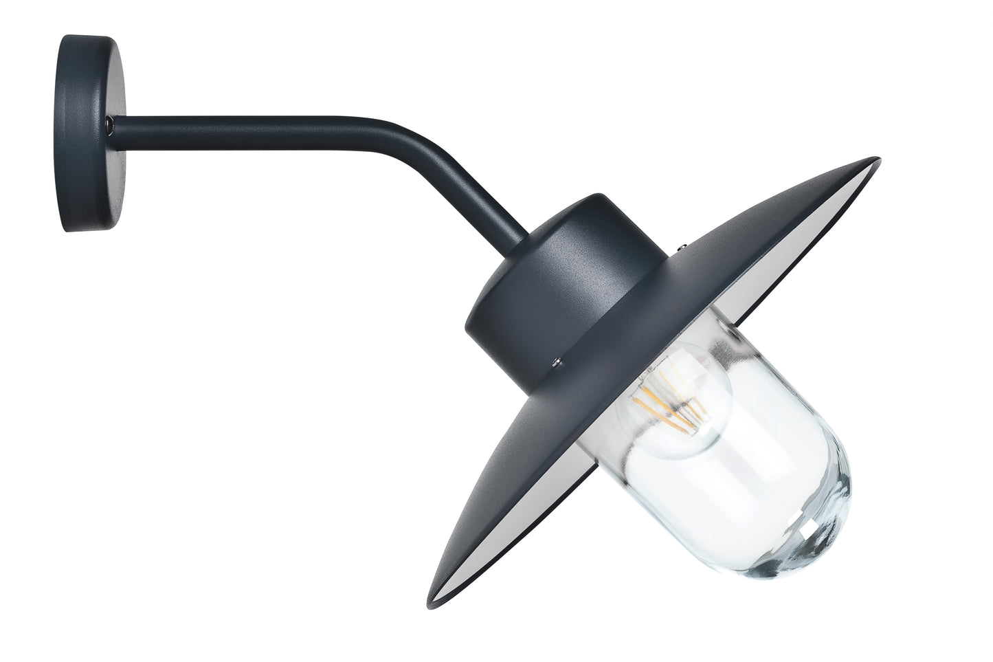Belcour Model 8 Clear Glass Wall Fitting