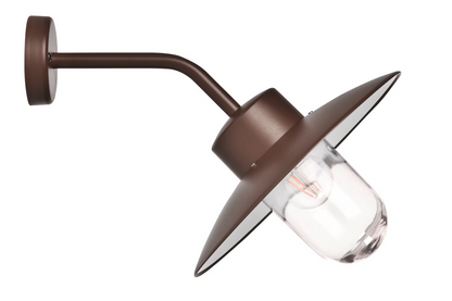 Belcour Model 8 Clear Glass Wall Fitting