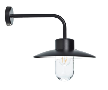 Belcour Model 9 Clear Glass Wall Light