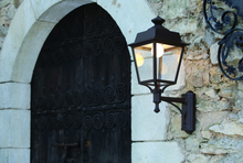 Place des Vosges 1 Evolution Model 3 Clear Glass Upwards Wall Bracket with Four-Sided Lantern
