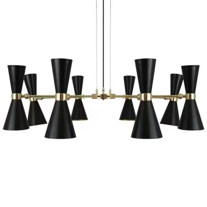 Cairo 8-Arm Mid-Century Chandelier