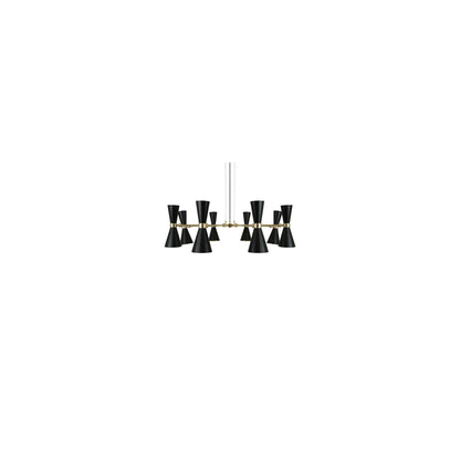 Cairo 8-Arm Mid-Century Chandelier