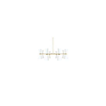 Cairo 8-Arm Mid-Century Chandelier