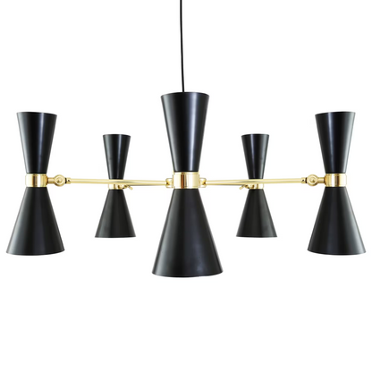 Cairo 5-Arm Mid-Century Chandelier