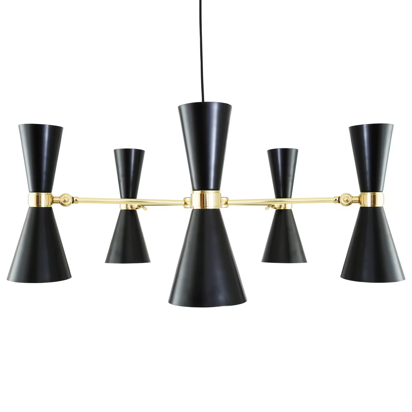 Cairo 5-Arm Mid-Century Chandelier