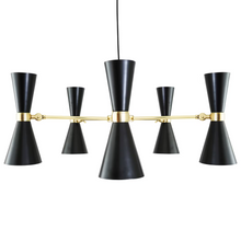 Cairo 5-Arm Mid-Century Chandelier