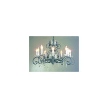 Amarilli 10-Light Chandelier with Clear Glass Drops