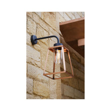 Lampiok Model 5 Wall Bracket Clear Glass Lantern with minimalist lines