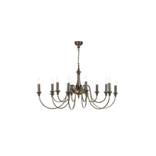 Bailey 12-Light Chandelier with Intricate detailing & Antique Cream Finish