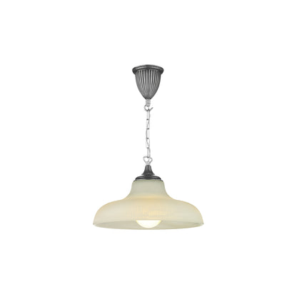 Badger One-Light Pendant with Glass Shade