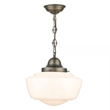 Stowe Single Metal Pendant with Glass Shade
