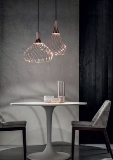 Mongolfier P1 Small LED Pendant with An Organic Circular Shaped