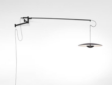 Ginger A XL 42 Recessed Canopy Extra-Large LED Wall Light with Aluminum Dissipater and Metal Stem