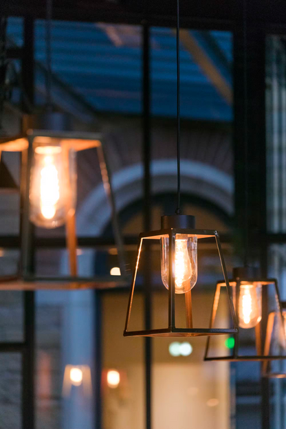 Lampiok Model 3 Medium Clear Glass Lantern