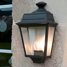 Place Des Vosges 1 Tradition Clear Glass Wall Light with Four-Sided Lantern