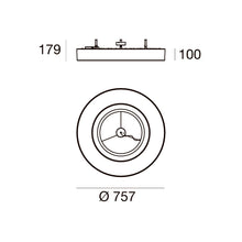 Stilnovo Saturn Surface-Mounted Ceiling Light