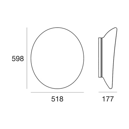 Dynamic Wall or Ceiling Mounted Light