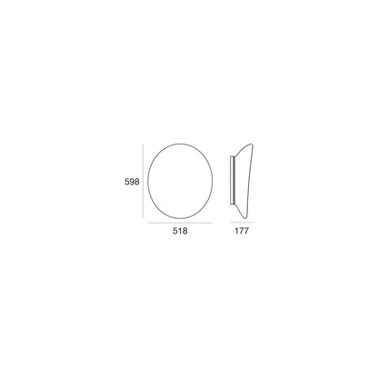 Dynamic Modern LED Wall or Ceiling Mounted Light