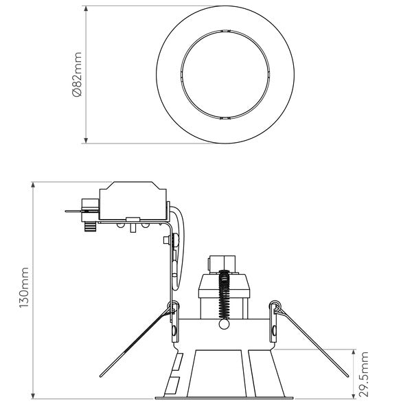 Astro Minima Round Recessed Downlight