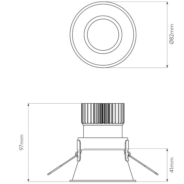 Astro Minima Round Recessed Downlight