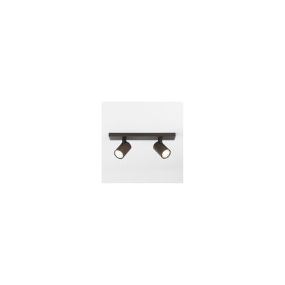 Ascoli Twin Bar Adjustable Ceiling Spotlight