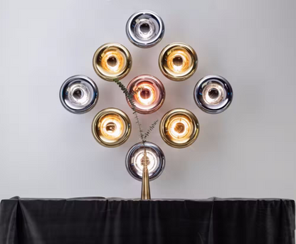 Void Pure Metal Wall Light with Double-Walled Shade