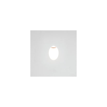 Leros Trimless LED Recessed Wall Light Matt White