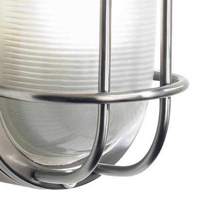 Salcombe Small Outdoor Bulkhead Oval Wall Light