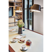 Tam Tam 6 Large Linear Pendant in Black