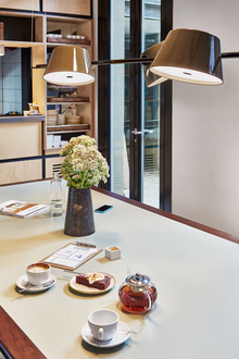 Tam Tam 6 Large Linear Pendant in Black