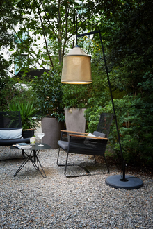 Jaima P307 Large Outdoor LED Floor Lamp in Black